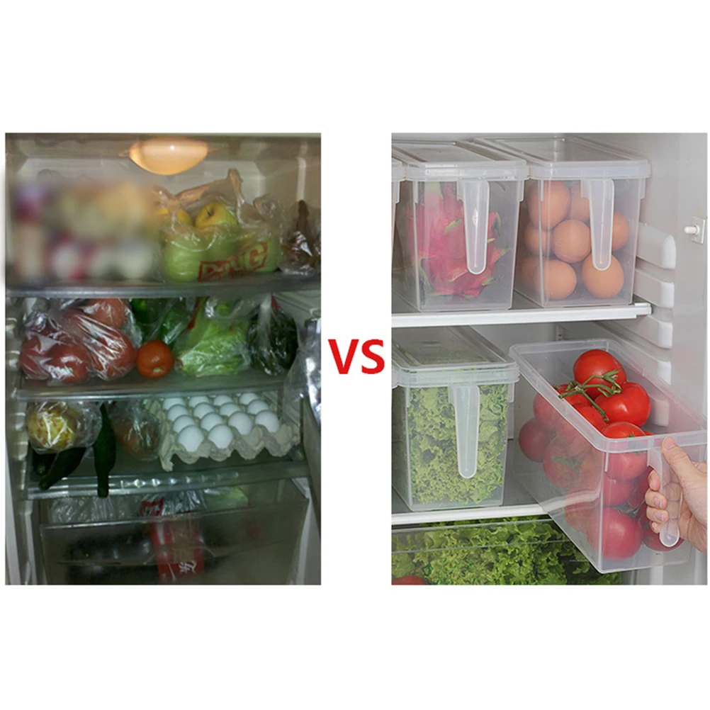 Кухня прозрачный PP коробка для хранения зерна контейнер фасоли содержит