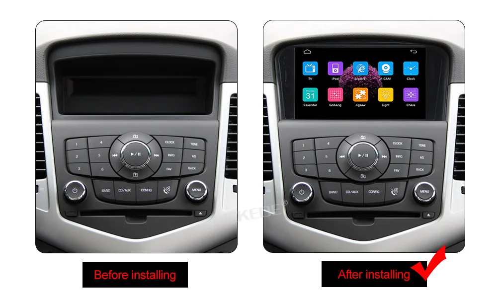 Два Din 7 дюймов Автомобильный dvd-плеер для CHEVROLET CRUZE DAEWOO LACETTI с 3g хост радио gps RDS Bluetooth 1080P Ipod бесплатные карты