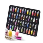 Набор для украшения ногтей Mr Chem, 48 бутылок, стразы, блестящая пудра, художественные наклейки для ногтей, инструменты, набор с чехлом смешанного дизайна