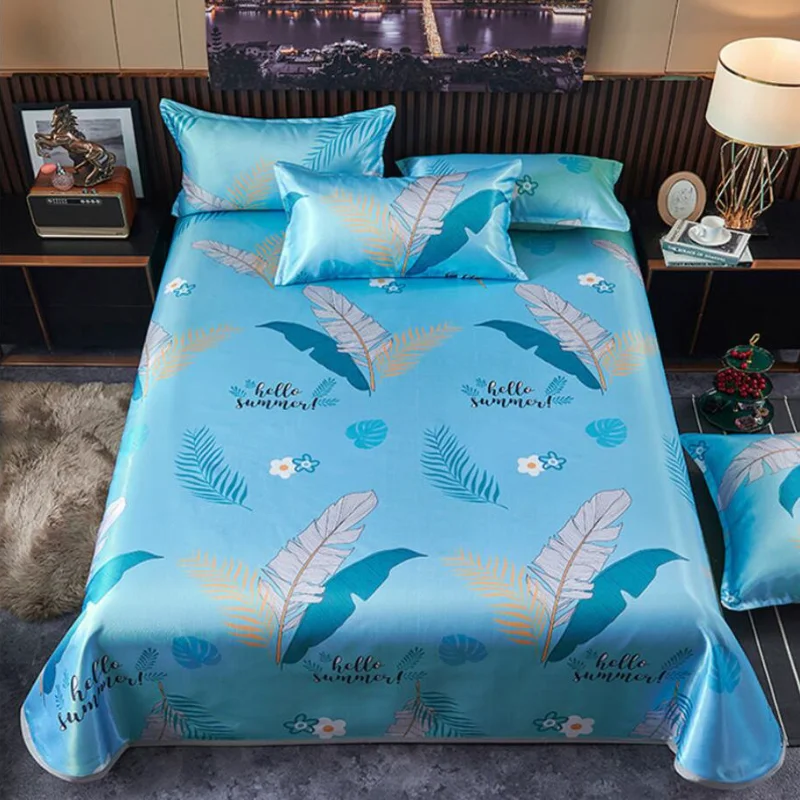 Новинка коврик из ледяного шелка летние постельные принадлежности для дома