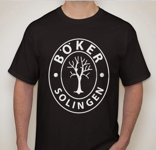 Boker Solingen Пособия по немецкому языку Кинжал футболка Ножи меч чайник футболки Mark