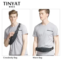 tinyat waist bag mens waterproof canvas phone storage belt bag travel casual union crossbody bag travel casual unisex waist bag