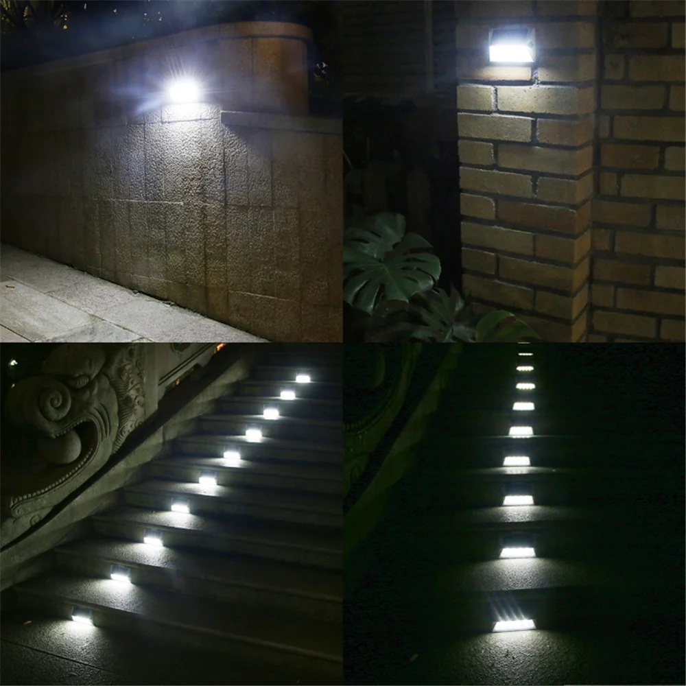 18LED Solar Light Outdoor 2 Motion Sensor Detectors Wall Waterproof For Garden Stairs Decoration House Security Lamp | Лампы и