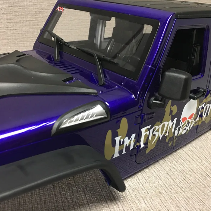 1 пара Wrangler модель автомобиля оболочка воздуховод DIY ABS материал для 1/10 RC
