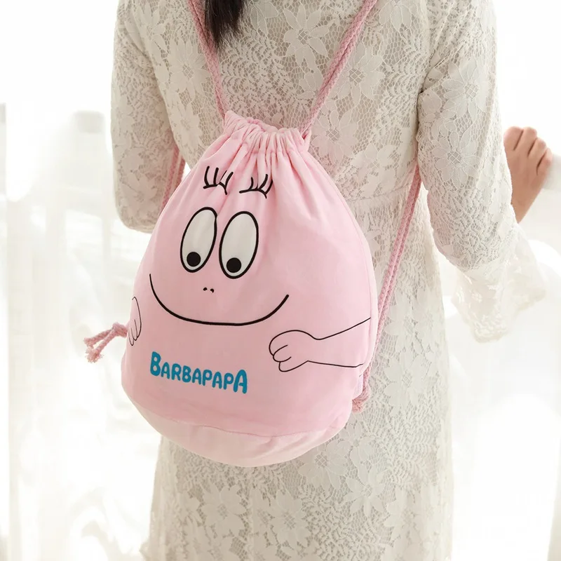 40 см мультфильм Kawaii Barbapapa плюшевая сумка с одеялом мягкий аниме набивной