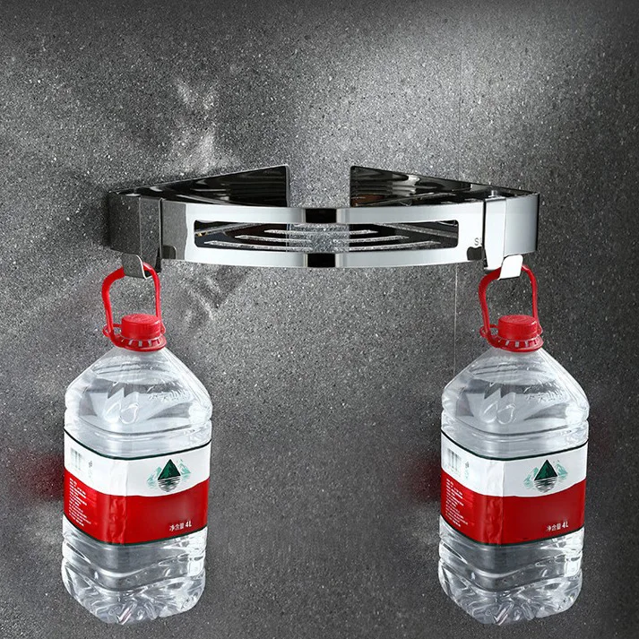 Нержавеющая сталь полки для ванной Матовый никель настенное крепление e Душ Caddy