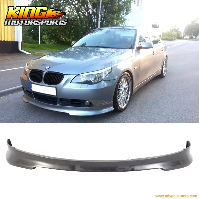 Подходит для 04 07 BMW E60 5 Series 535I 545I 550I C Тип переднего бампера спойлер нарисованный PU