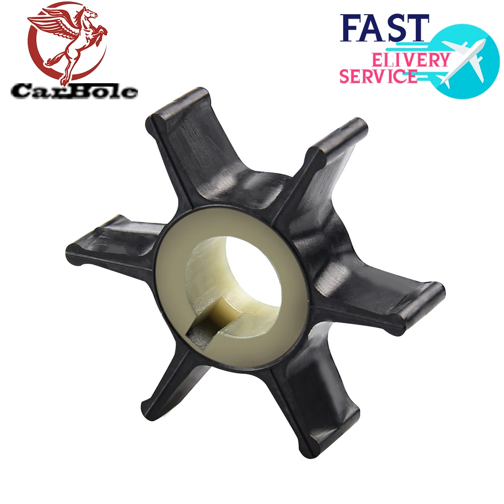 

Крыльчатка водяного насоса для подвесного мотора Chrysler Force, Mercury 25, 35, 40, 45, 50 л. С., черная резина, 6 лопастей, аксессуары для лодочного двигателя