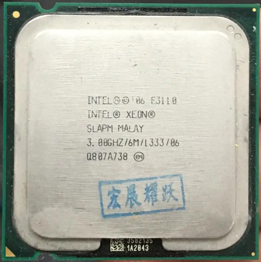 Компьютер для процессора Intel Xeon E3110 3 0 ГГц/6 м/1333 ГГц разъем 775 бесплатная
