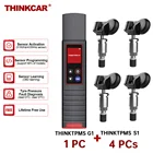 THINKCAR THINKTPMS S1 датчик давления в шинах 315 МГц 433 МГц система контроля давления в шинах контролирует давление и температуру в шинах