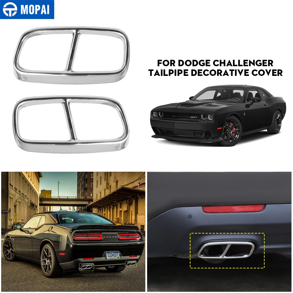 MOPAI крышка выхлопной трубы для автомобиля Challenger SXT 2015 + декоративные аксессуары