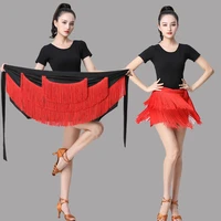 latin dance skirt new national standard modern dance waist triangular scarf dance dress female adult dance wear