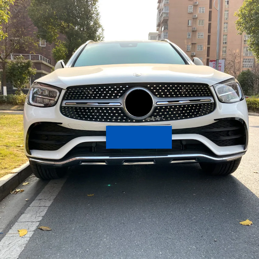 Jual Untuk Mercedes Benz Glc Glc260 Glc300 2020 + Pisau Udara Bar Depan Amg Modifikasi Dekorasi Eksterior Pisau Udara Depan