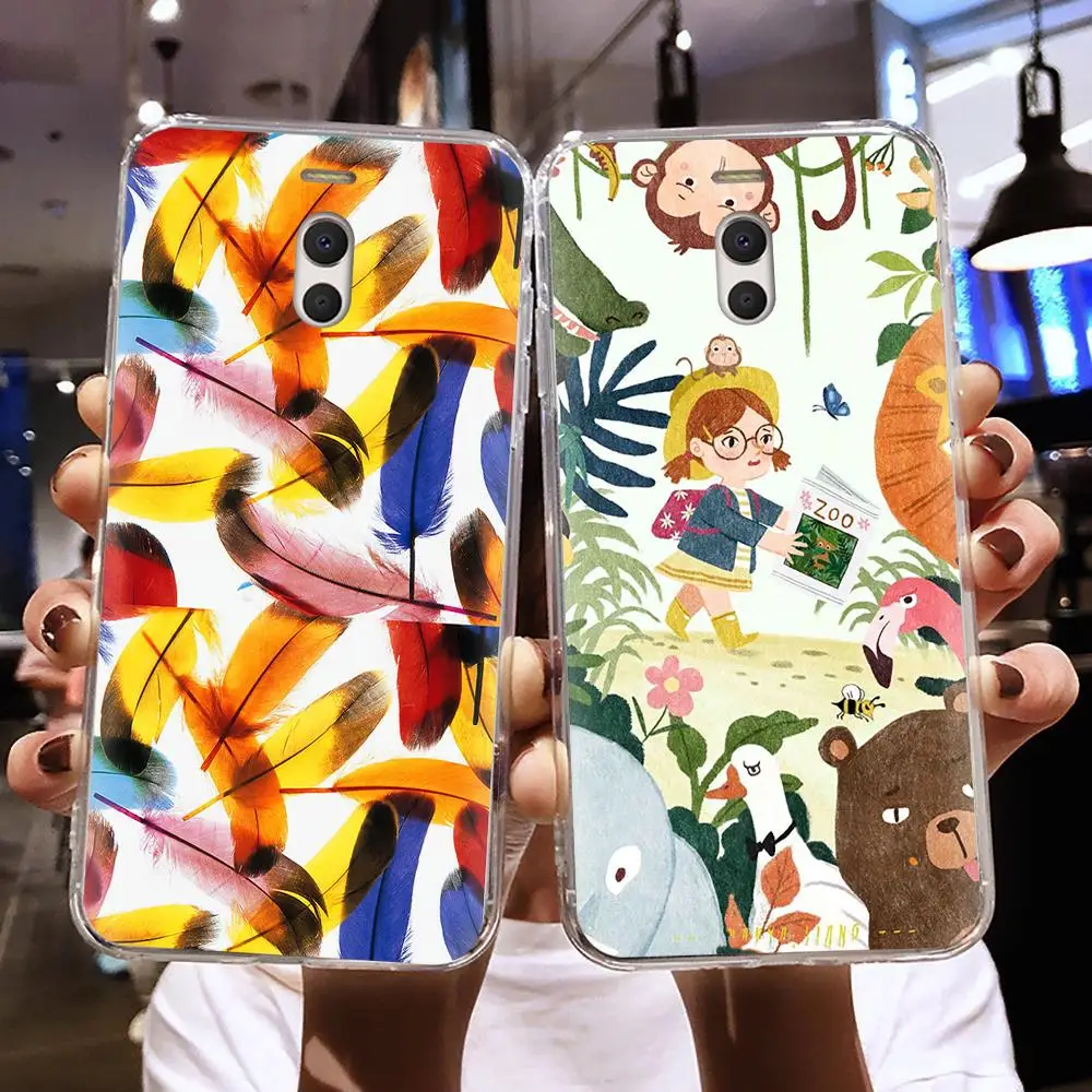 Водонепроницаемый Модный чехол для телефона Meizu Note 6 M6 мультяшный мальчика