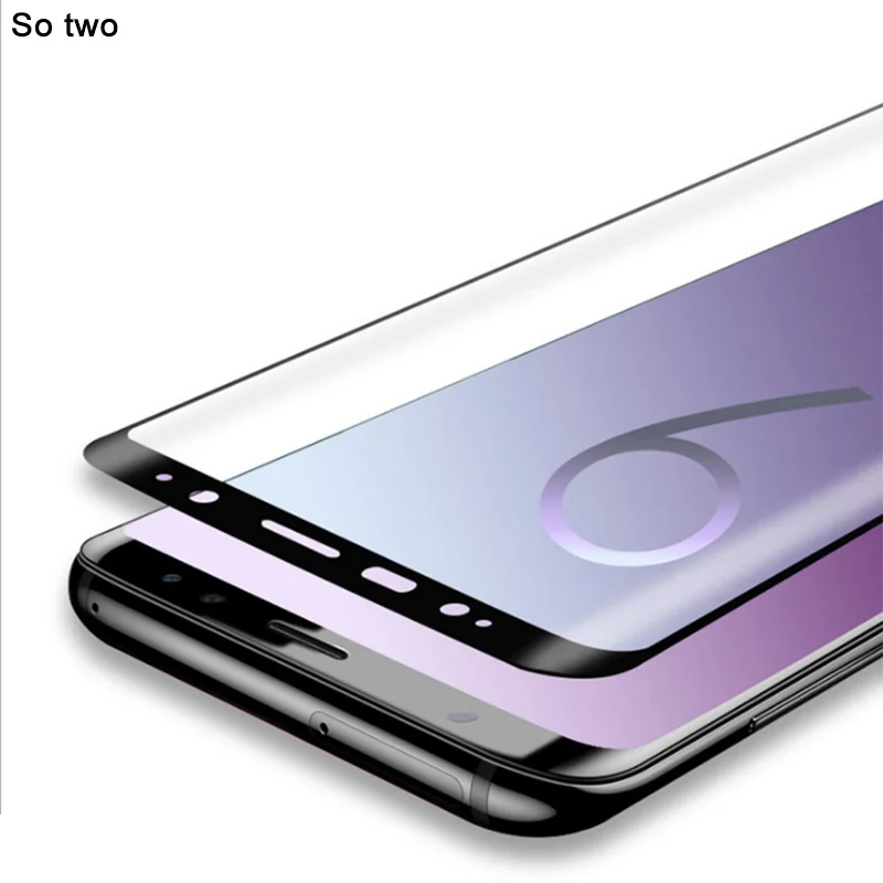 Полный закругленный протектор экрана для samsung Galaxy S9 S8 Plus Note 9 8 закаленное стекло S7
