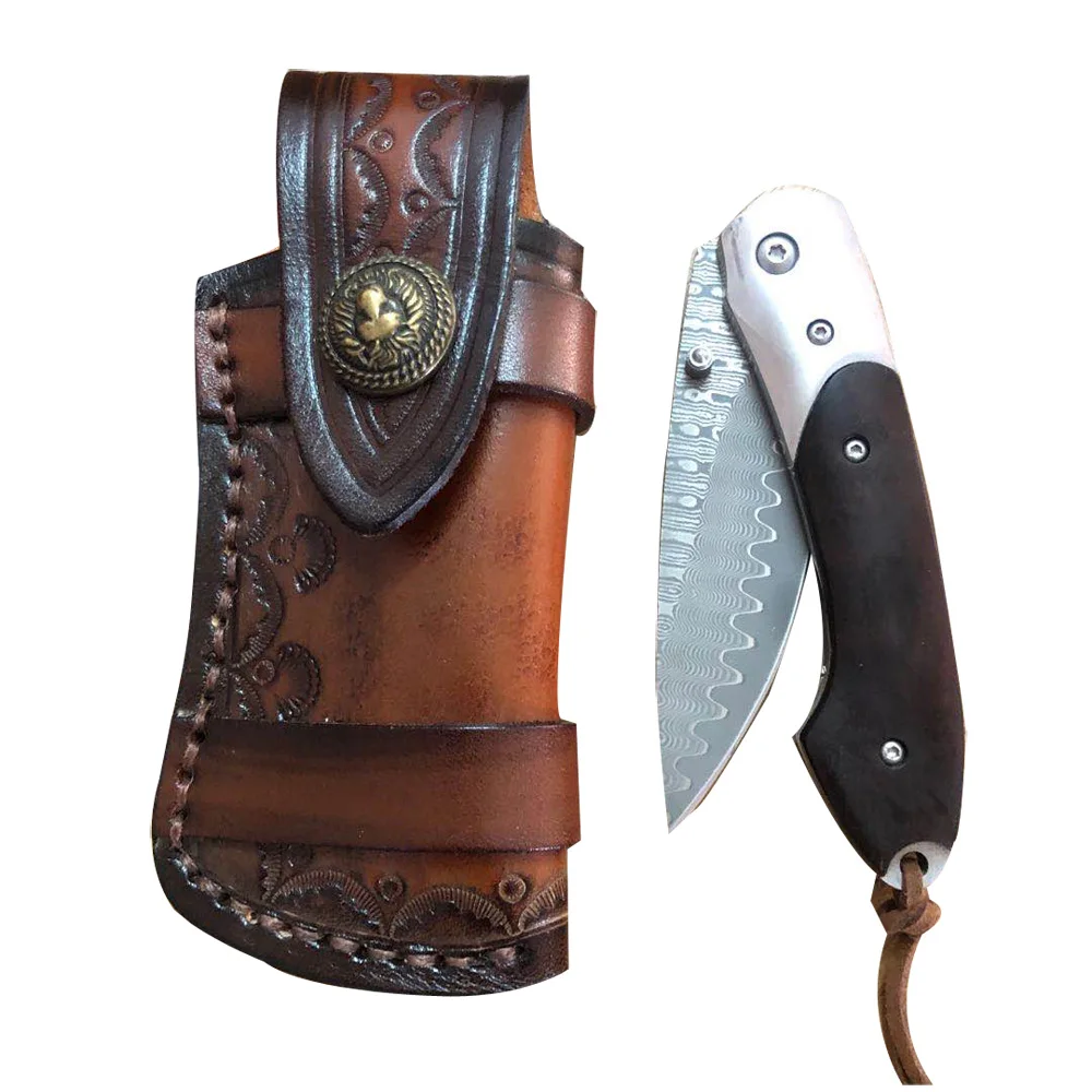 Складной нож VG10 охотничий высокой твердости с фиксированным лезвием из