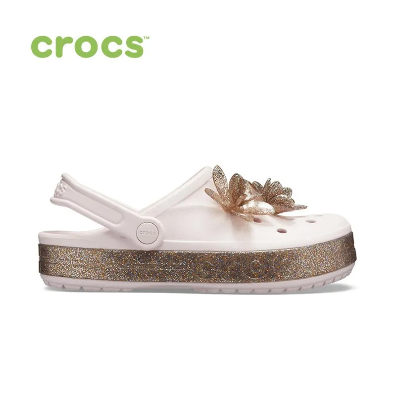 CROCS Bayaband Glitter Floral Clog UNISEX|Пляжные и уличные сандалии| |