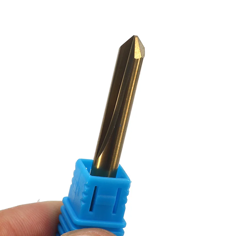 Концевая фреза твердосплавная с 2 зубьями угол 90 градусов 6 х50 мм HRC45 1 шт.|Фреза| |