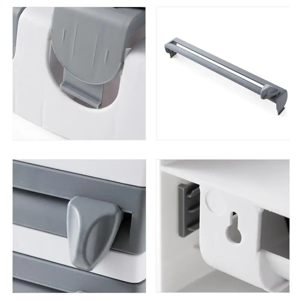 

Kitchen Storage Rack Cling Film Sauce Bottle Storage Rack Paper Towel Holder Kitchen Tool