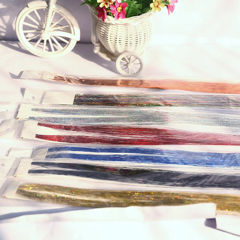 YYOUFU модные плетеные волосы золотая нить искусственный шелк цветная веревка