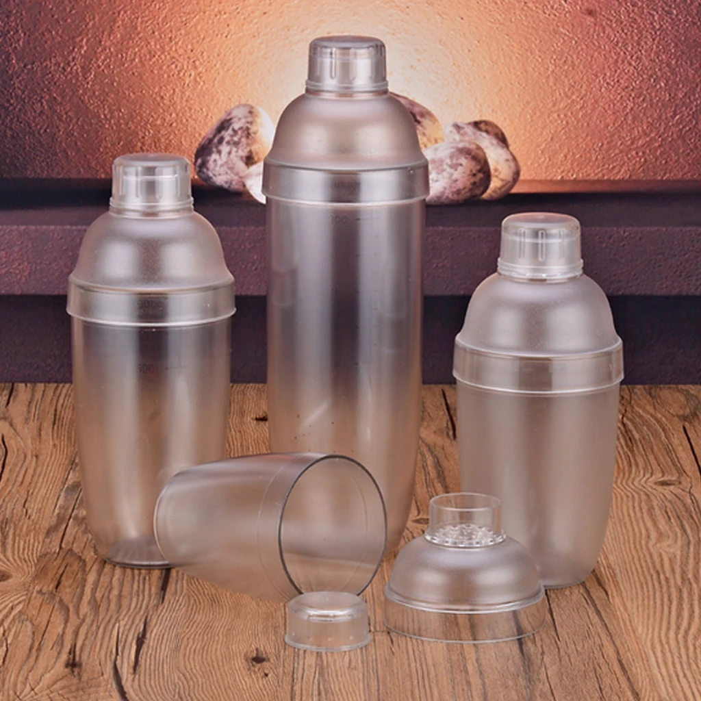 

Resin Cocktail Shaker Drink Mixer with Scale Iced Coffee Maker 350ml-1000ml wine decanter