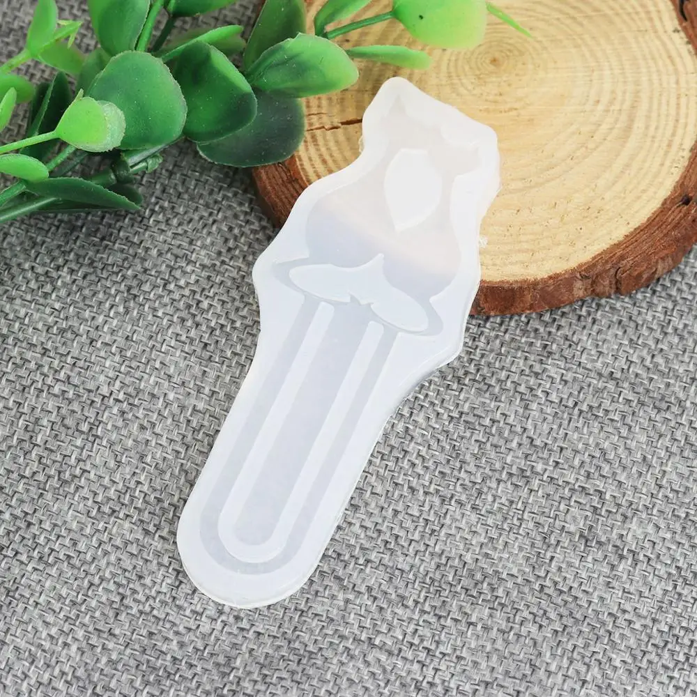 Силиконовая форма из смолы для изготовления ювелирных изделий Закладка белая