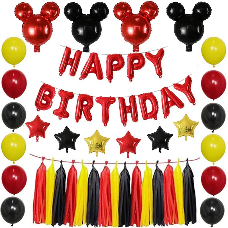 Украшение для дня рождения, 1 набор, украшение для детской вечеринки, 1 2 3 4 5 6 7 8 9-й воздушный шар, латексный воздушный шар