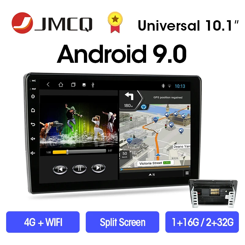 VTOPEK 9/10&quot Android 9.0 2din Car Radio Multimidia Video Player Navigation GPS Stereo WiFi Head Unit Bluetooth FM With Camera |