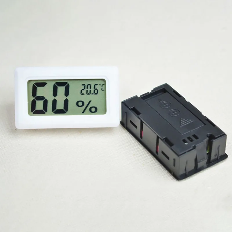 Мини цифровой LCD Крытый удобный датчик температуры измеритель влажности