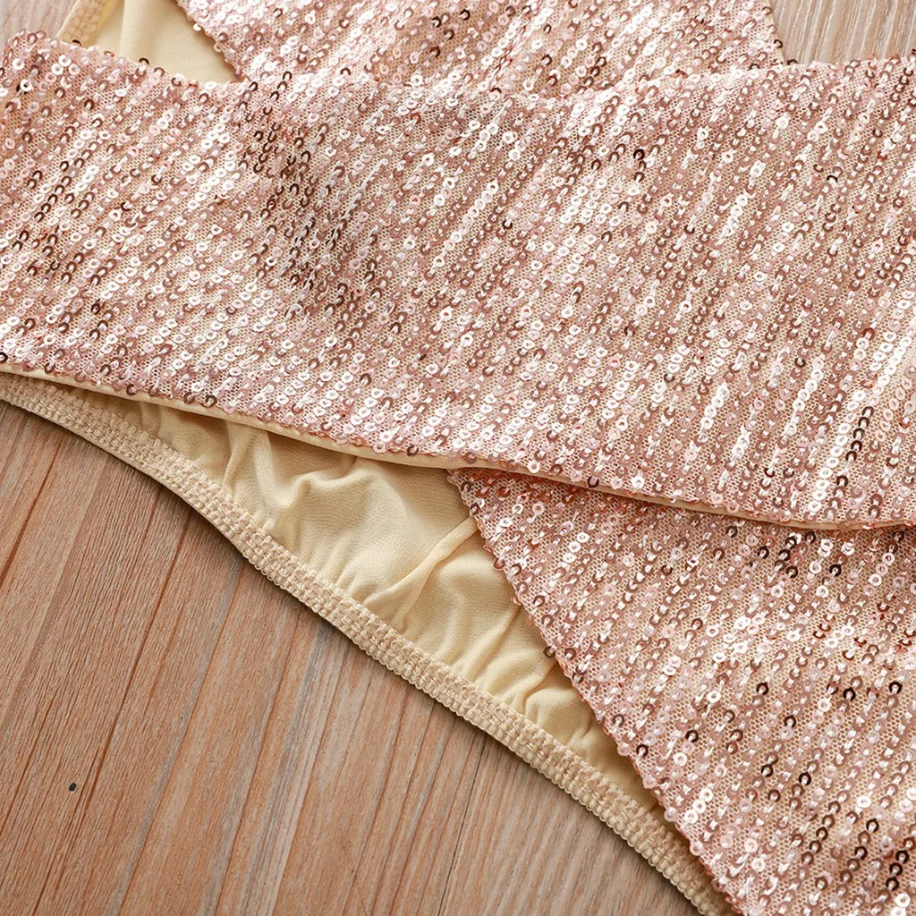 Кроп-Топ женский с блестками пикантная облегающая повседневная майка без