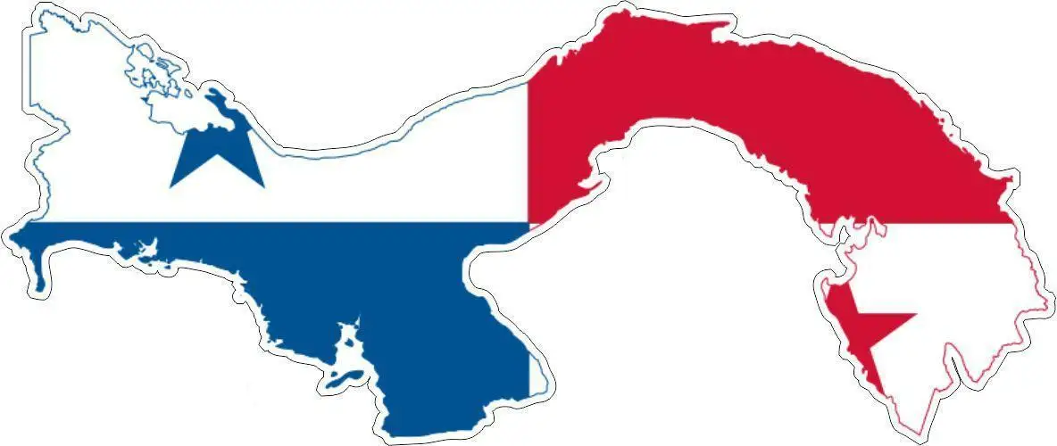 

Sticker Car Moto Map Flag Vinyl Outside Wall Decal Macbbook Panama