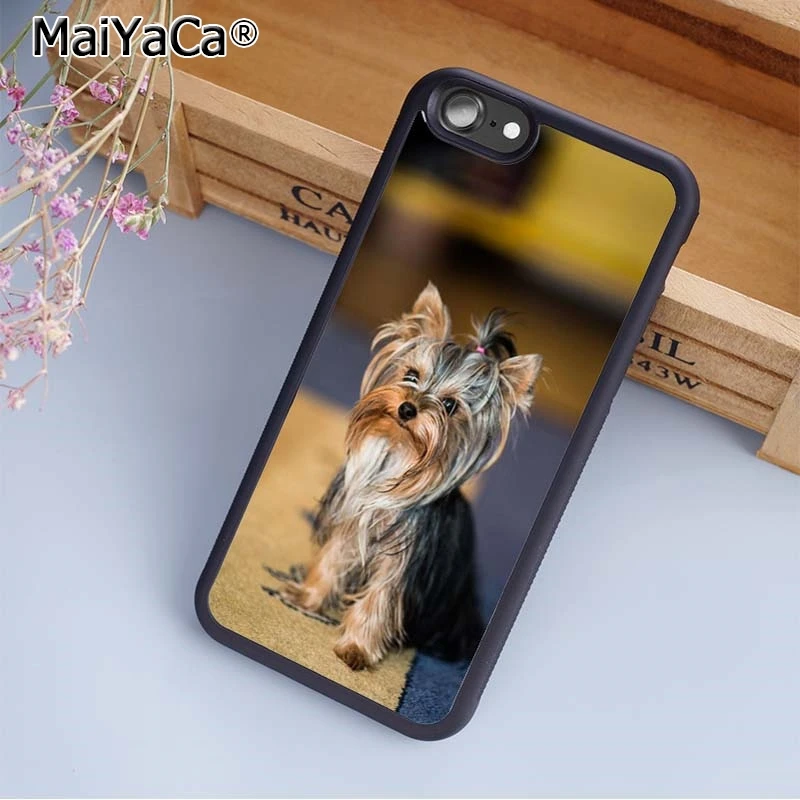 MaiYaCa Йоркширский терьер йоркширский собака чехол для телефона iPhone 5 6s 7 8 plus 11 pro X XR