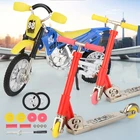 Мини-скутер из металлического сплава скутер для пальца, двухколесный, подарок для детей BX0D