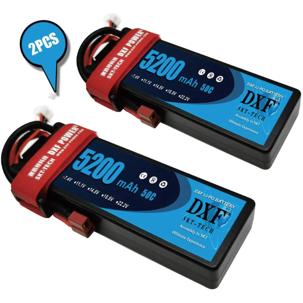 2 шт lipo батарея 2s 3s 4s 74 v 111 v 148 v 5200 мач 6750 мач 6500