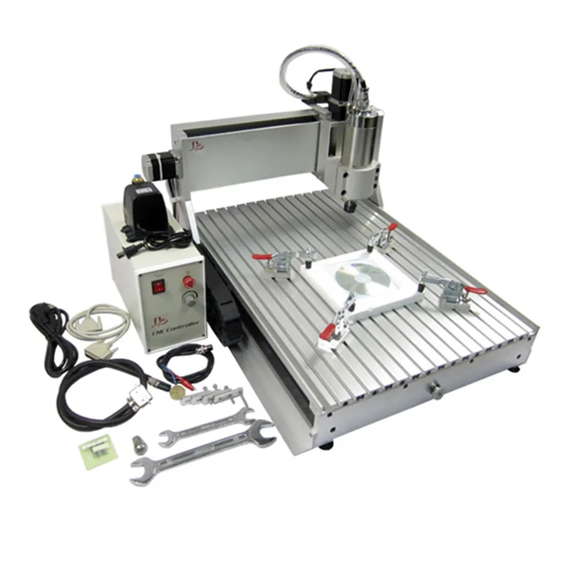 LY CNC 6040 Z VFD 1500 Вт шпиндель водяного охлаждения 1 5 кВт шаровой винтовой фрезерный