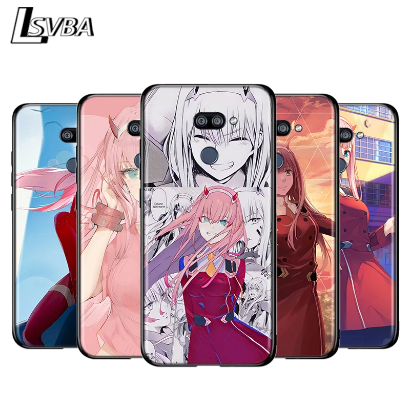 

The Franxx Anime For LG K22 K71 K61 K51S K41S K30 K20 K50S K40S Q60 V60 V50 V40 V35 V30 G8 ThinQ Black Phone Case