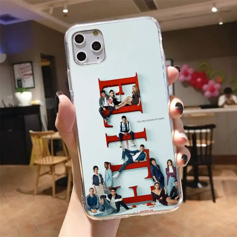 

Spanish TV series Elite Phone Case Transparent soft For iphone 5 5s 5c se 6 6s 7 8 11 12 plus mini x xs xr pro max
