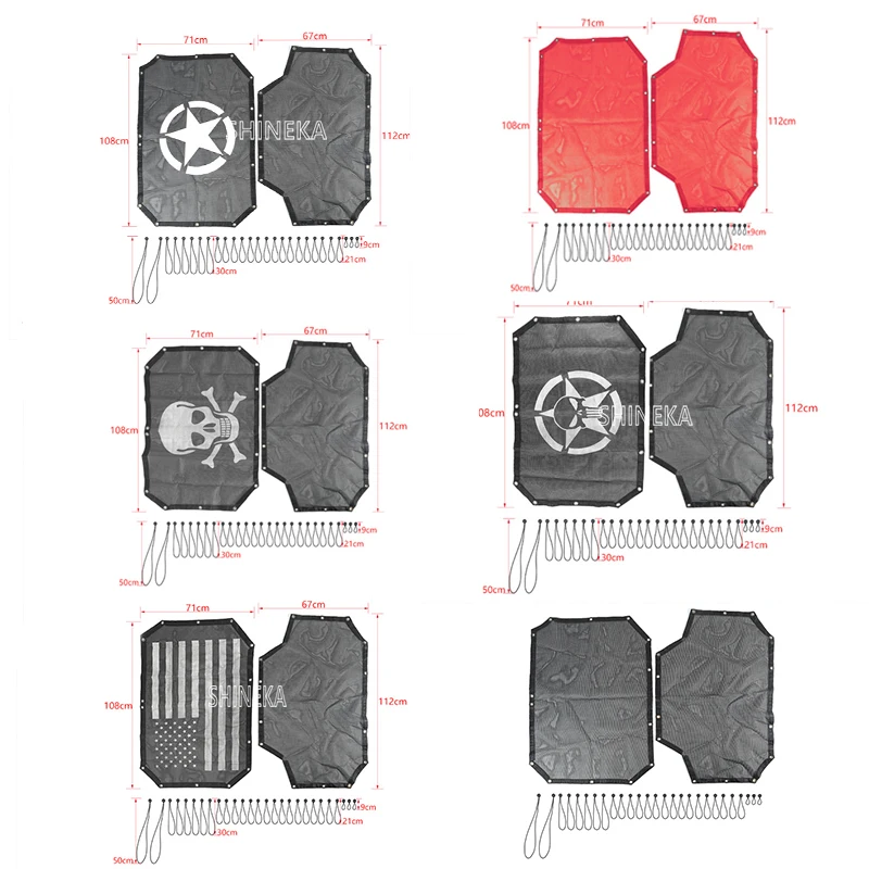 SHINEKA автомобиля покрытие для крыши Солнцезащитный сетки верхняя крышка с защитой