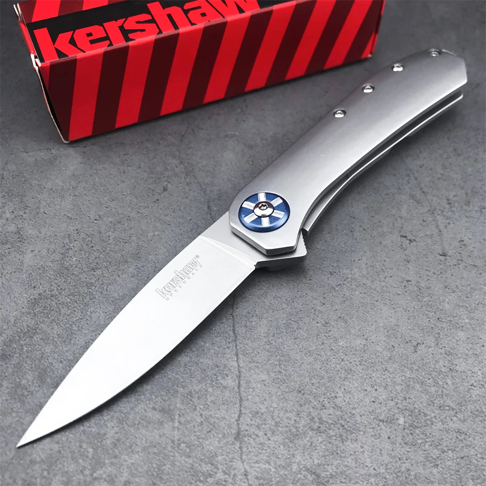 

Kershaw Neptune 8CR13MOV Blade Folding Pocket Knife 440C Stainless Steel Handle Outdoor Camping Tactic Multification-tool Knives