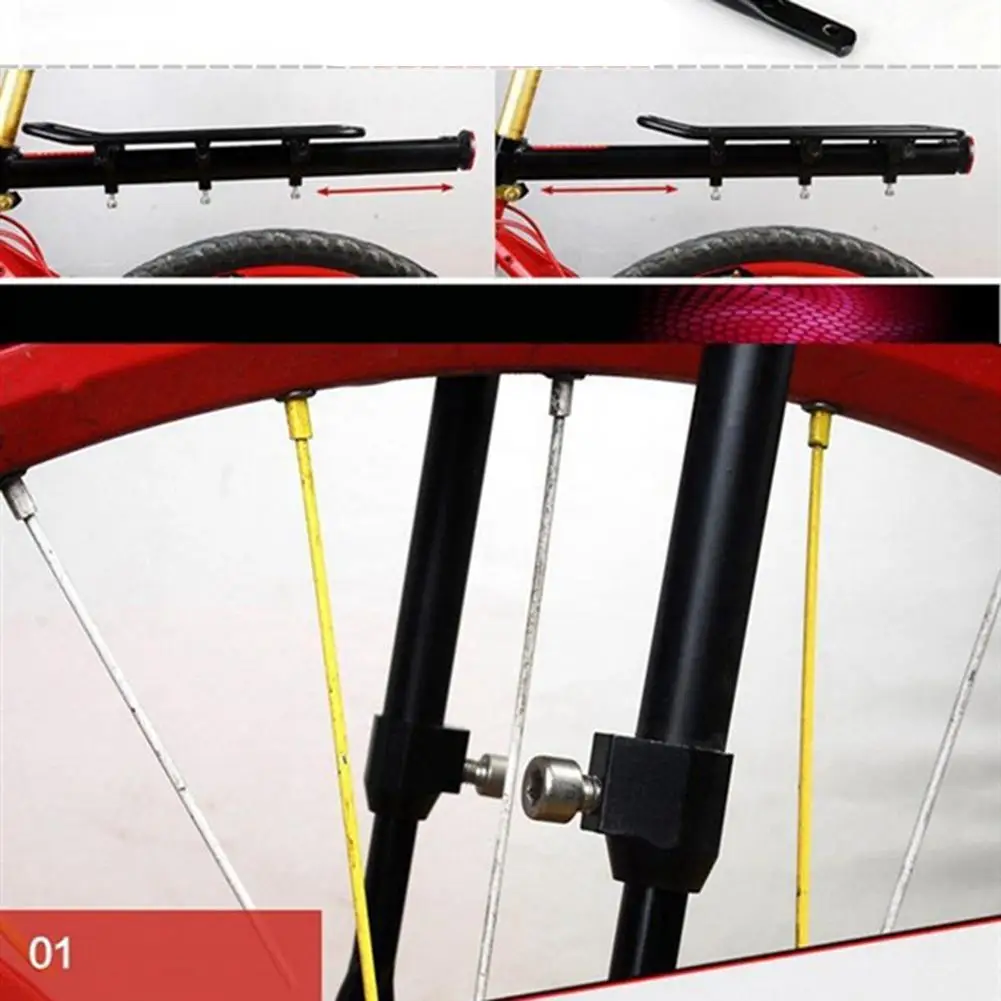 

New Bike Luggage Carrier Cargo Quick Release Rear Rack Shelf Type 022 Cycling Bike Stand Seatpost Mount Tools for Installation