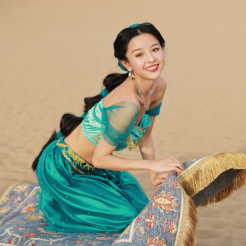 Костюм принцессы в арабском стиле для девочек наряд на день рождения Хэллоуин