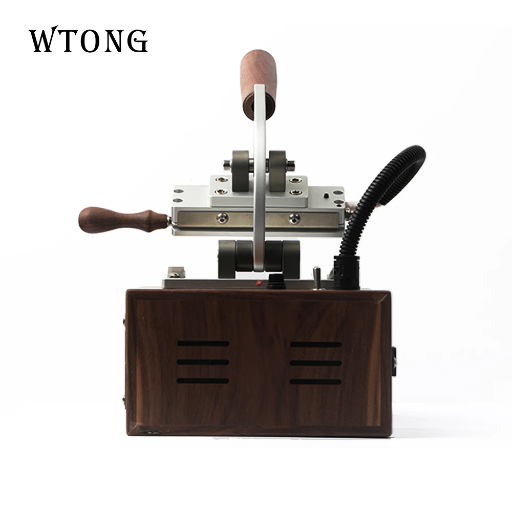 WTONG Мини Ретро ручной грецкий орех DIY логотип машина для горячего тиснения