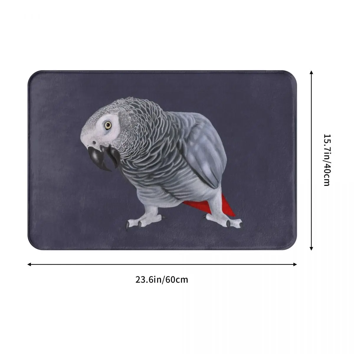 Африканский серый искусственный ковер коврик из полиэстера противоскользящий