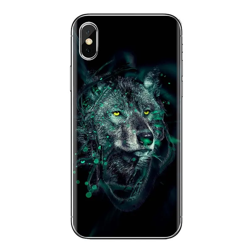 Мешок TPU чехол волк волков и с буквенным принтом для huawei G7 G8 P7 P8 P9 P10 P20 P30 Lite Mini Pro P