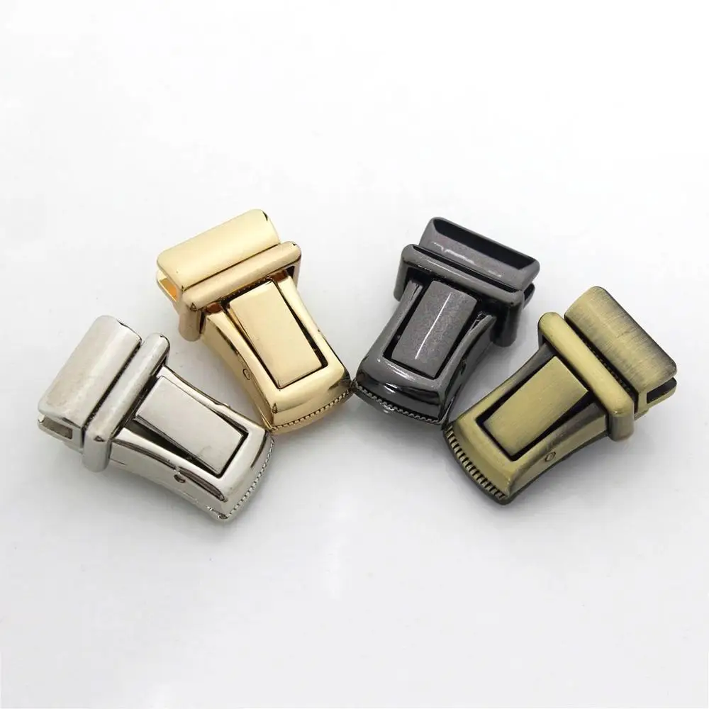 Metal Press Lock Tongue Clasp for DIY Shoulder Handbag - Bag Hardware & Accessories - 1 Piece image 4