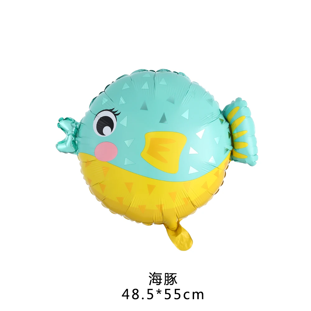 5 шт./лот воздушные шары с рыбками морскими животными морской звездой лошадью