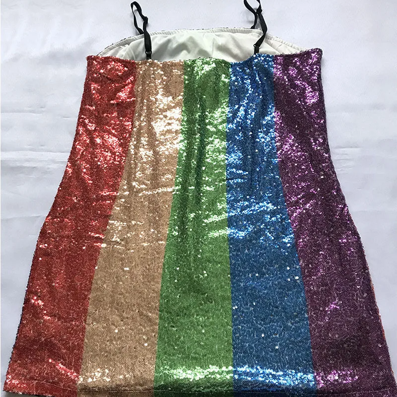 Блестящее облегающее мини-платье размера плюс с блестками для женщин