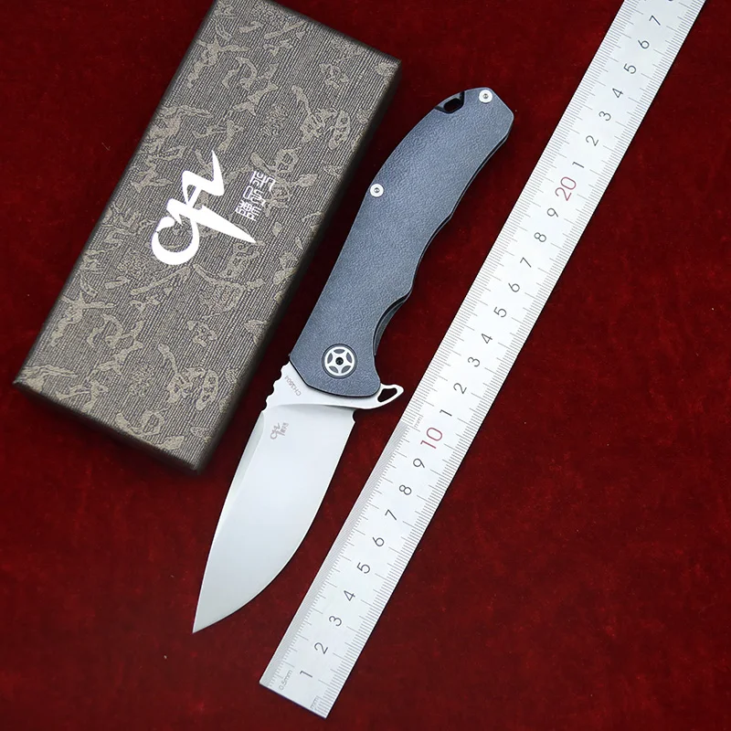 Складной нож CH3504 Flipper карманный клинок S35VN с шарикоподшипником TC4 титановая ручка