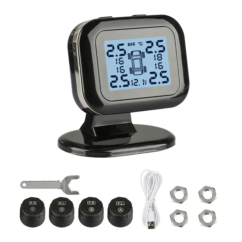 Новый Q2 Автомобильный беспроводной внешний датчик TPMS USB автоматическая система