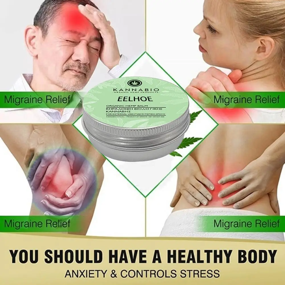 

15g/30g/60g Hemp Balm Ointment Rheumatism Arthritis Relieve Back Neck Muscle Shoulder Pain Body Cream Pain Hemp L7A0